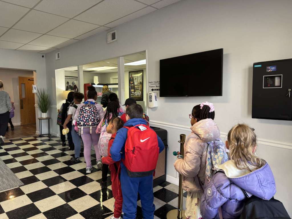 Waiting In Line For Popcorn